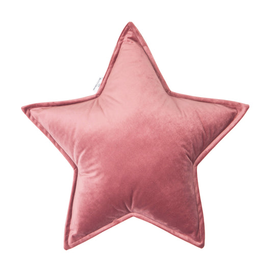 duża poduszka gwiazdka różowa od Bettys Home dekoracja do pokoju dziewczynki