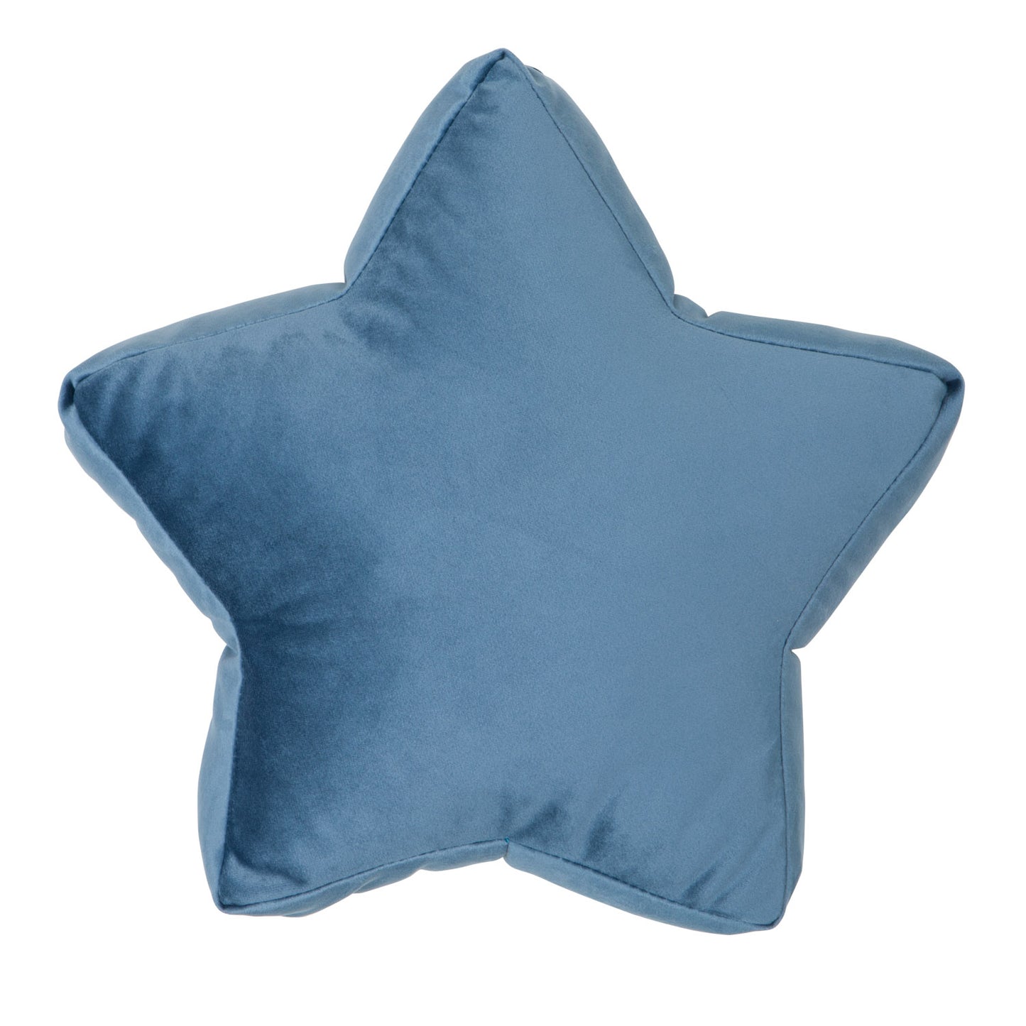 mała poduszka gwiazdka niebieska welurowa od bettys home zawieszka na ścianę. dekoracja ściany do pokoju dziecięcego 