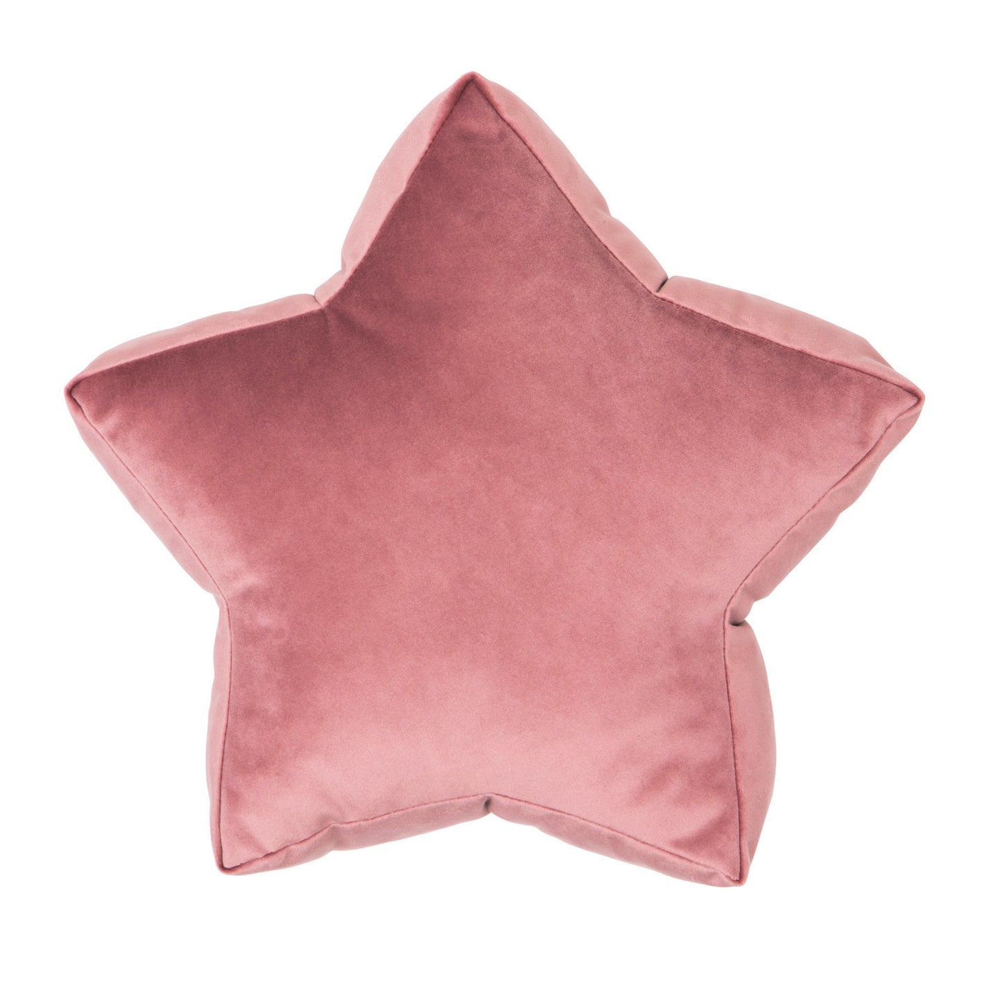 mała poduszka gwiazdka różowa welurowa od bettys home dekoracje pokoju dziecięcego, ozdoby do pokoju dziewczynki