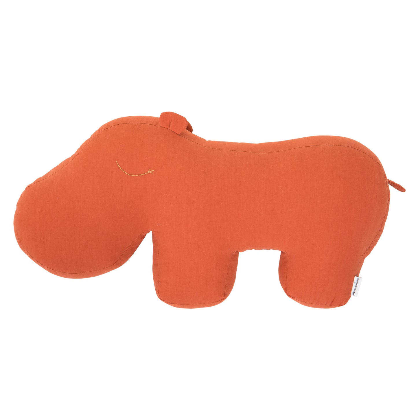 Poduszka hipopotam HIPPO ceglasta | Poduszka do karmienia